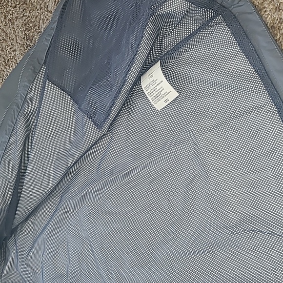 Under Armour Light Gray Hooded Windbreaker - Picture 5 of 7